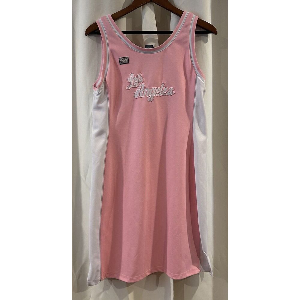 Hardwood Classics LA Lakers Dress Womens‎ Large Los Angeles Jersey Embroidered